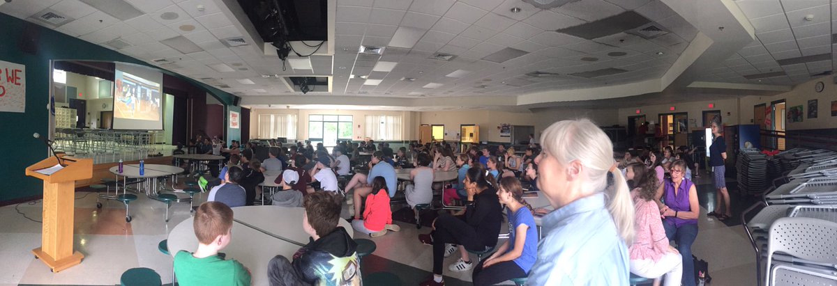 lmsgeo's tweet photo. 6th grade is enjoying our last moments together enjoying the awesome video that Mrs. McCarthy put together. Awesome memories of a wonderful year. Have a great summer! #LMSlife https://t.co/NvIdNLnzam