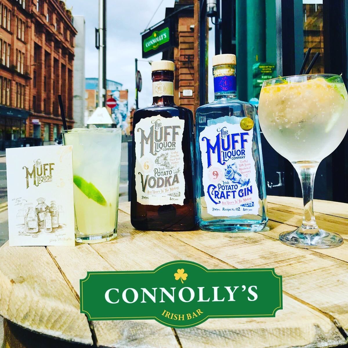 connollysirish's tweet photo. Direct from Donegal ☘️ The Muff Liquor Company
#donegal #muffvodka #muffgin #spiritofireland #muff #alcohol #irishbar #merchantcity #glasgow #donegal #irishpubsglobal #craftspirits https://t.co/BTOsns8Lw5