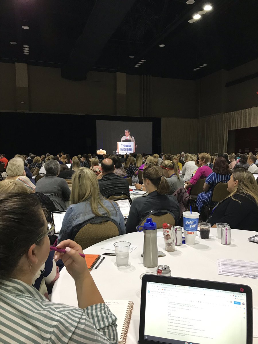 Lauraewmorris's tweet image. The pain that a troubled child causes is never greater than the pain she feels. @GCCSchools admin and Sp. Ed. teachers privileged to hear Richard Lavoie this morning. We have to change the way we are looking at our job!  #TISC2019 #WeareGCCS