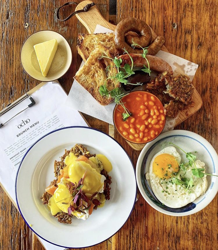 .<a href="/brumliciouspr/">Brumlicious PR</a> getting our good side when she visited for Brunch! 🍳 

How do you like your eggs in the morning? Book yourself in for brunch this weekend at ochojq.com/reservations #ocho #birmingham #jq #brunch