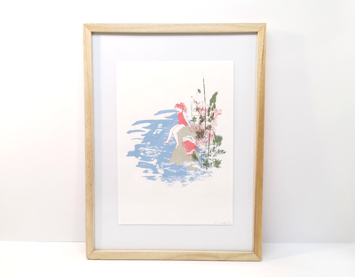 HannahChumbley's tweet photo. Still time to pop into The Shrewsbury Coffeehouse to see my work on display. #originalart #shrewsbury #originalshrews #screenprint #exhibition https://t.co/cxI2hphIB8