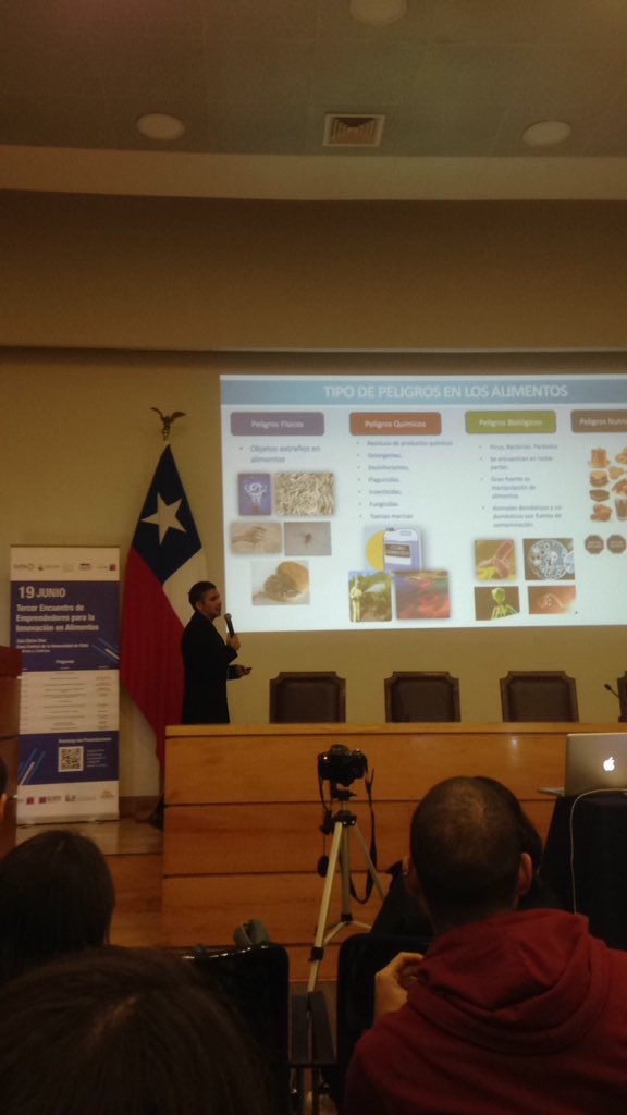 SR_LATAM's tweet photo. Guías para diseño, desarrollo y aplicación de POE, POES y Sistema HACCP @ACHIPIA #EncuentrodeEmprendedores Víctor Rivera @cetalimentos @Sercotec_Chile @Corfo @sercotecrm @Transforma_Alim @cetalimentos @CultivaUchile https://t.co/QEQ1aEpu1I