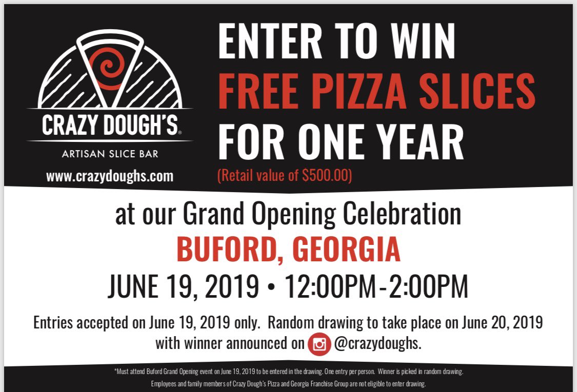 Free pizza for a year?  Of course. #pizza #eatcrazy