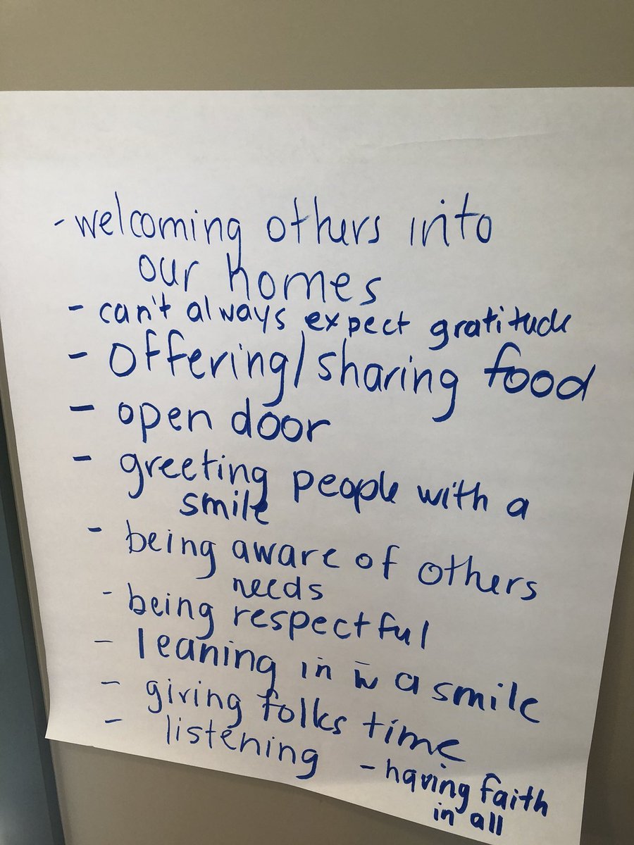 GraceBaldwinGSC's tweet photo. Brainstorming what Hospitality means to us #MissionPossible https://t.co/tnl7Kosbpg
