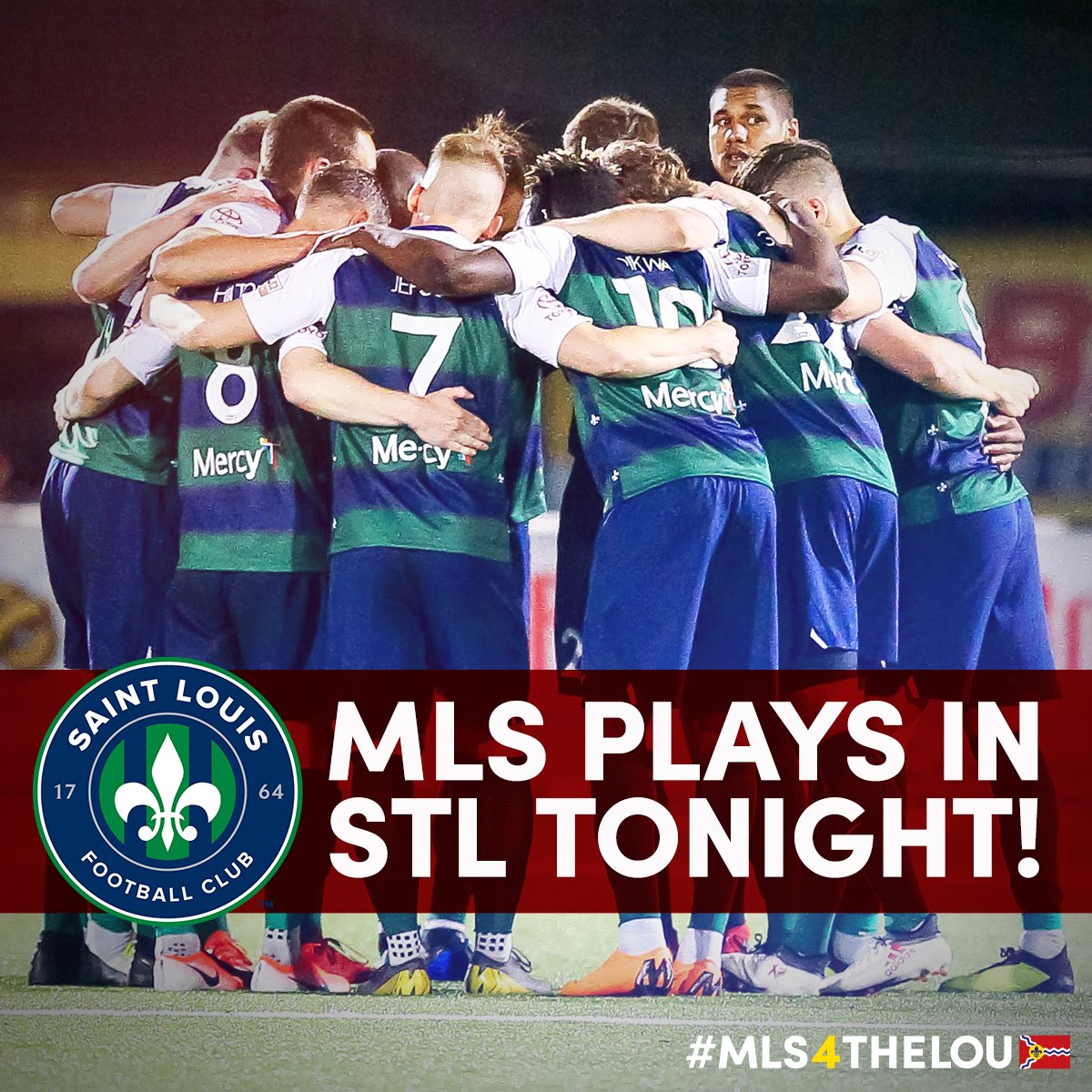 stlCITYsc's tweet image. THE SWEET 16! Be there for @SaintLouisFC’s Historic Final 16 game tonight for @fccincinatti at WWT Soccer Park, 7:30 p.m.  Let’s Get the @OpenCup  #MLS4THELOU #STLMade (📸 : Mark Guthrel)