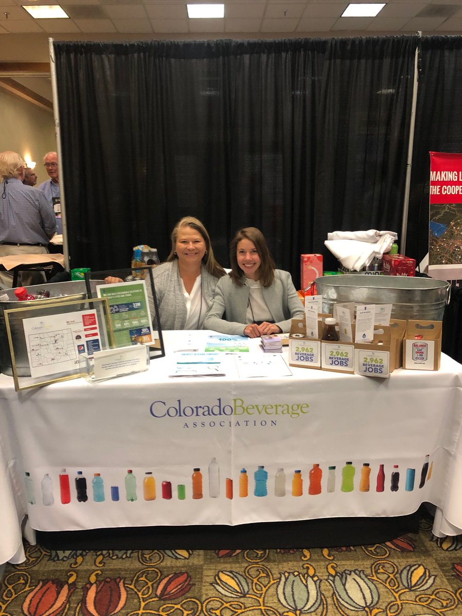 Colobeverage's tweet photo. Gearing up for day 2 of the @CO_Municipal conference! Come visit us in the exhibit hall for a refreshing drink from one of our members @SwireCC @PepsiCo @drpepper #cmlconf #copolitics https://t.co/5sxCLECb25