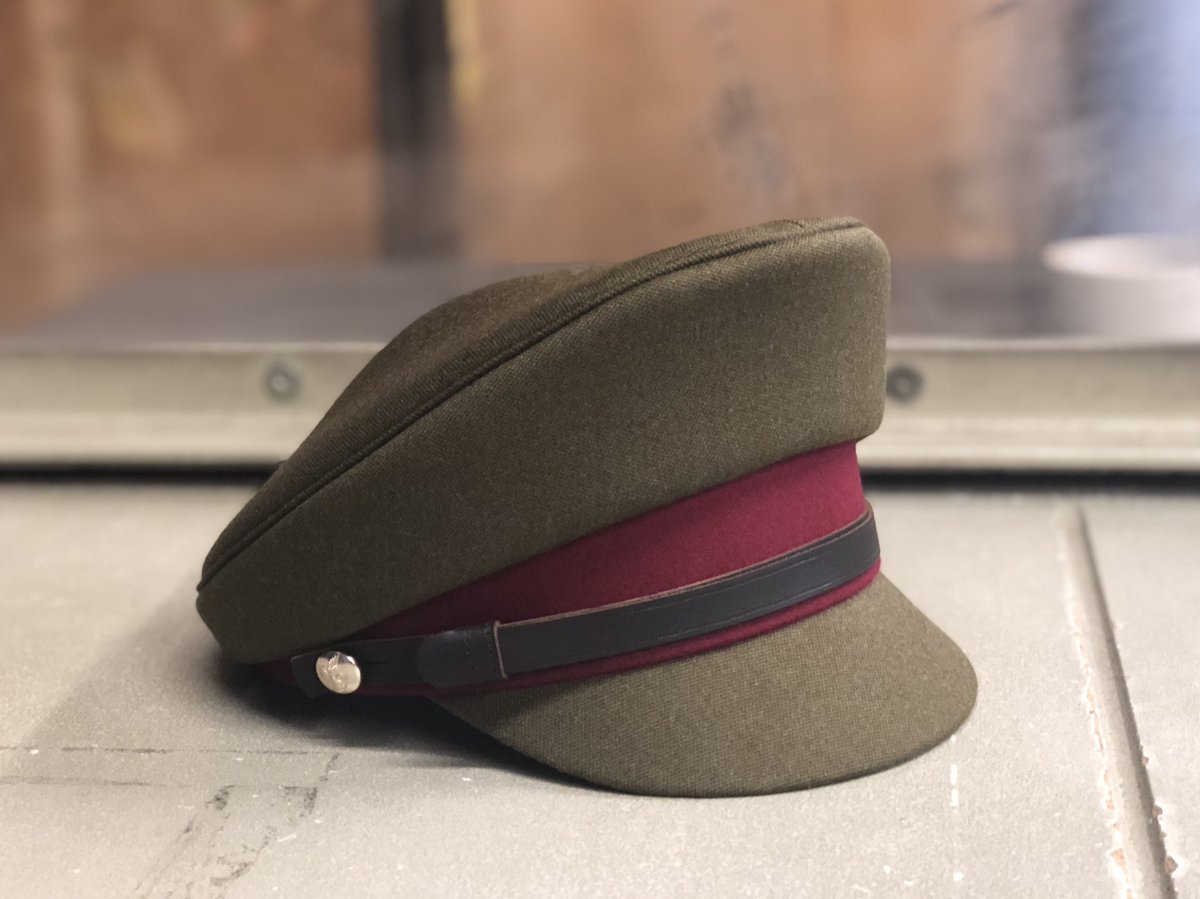 tryandlilly's tweet photo. Variation on a theme. RAMC SD cap made for an overseas customer. We love the addition of the medical maroon band. #madeinliverpool #makeitbritish #RAMC #armycap #bespoke https://t.co/Bdi43kv05X
