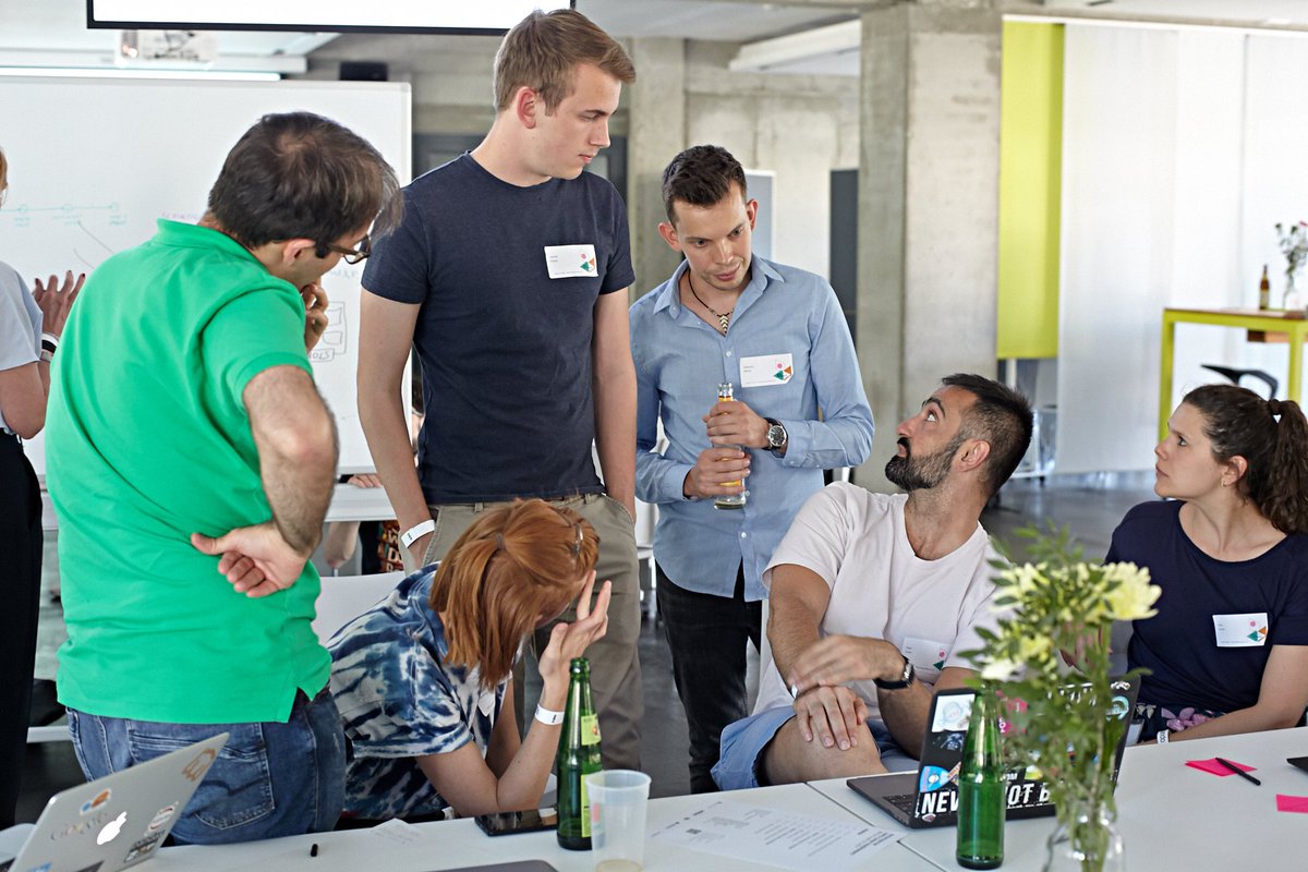 N3XTCODER's tweet photo. Many thanks to the participants of #hacksct19! We would like to give praise to yesterday’s winner @haelixa as well as @sustainabill_de, @CircularIq, @OEKO_TEX_Int and @COLABRIQ.
@ZalandoTech @DBHackathon @VWGroup @adidas
#supplychaintransparency #hackforimpact #socent https://t.co/DVaXC8sdXW