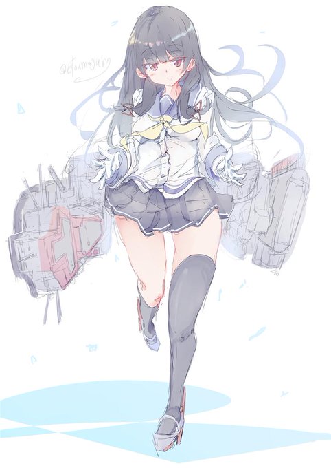 磯風
#艦これ版深夜の真剣お絵描き60分一本勝負
#艦これ版真剣お絵描き60分一本勝負_20190619 