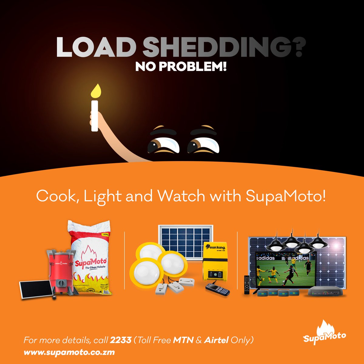 supa_moto's tweet photo. Do not be left in the dark😉
SupaMoto has solutions that will cover you all throughout load shedding.
#SupaMoto #ChinjaUmoyo #LoadShedding https://t.co/GaEHGQV9D1