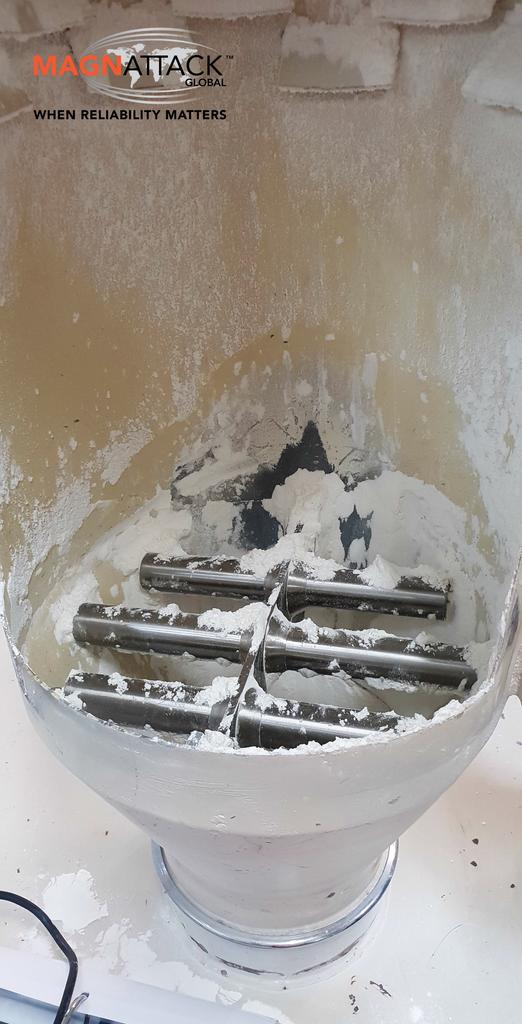MagnattackG's tweet image. A few images of #Magnattack magnets taken during a #magnetvalidation at an Aussie #flourmill last week. These include a Mag-Ram Self-Cleaning Separator, Round Pipe Separator &amp;amp; Circular Grate Magnet installed inside the customers old Bullet Magnet housing. bit.ly/2AIsMO6