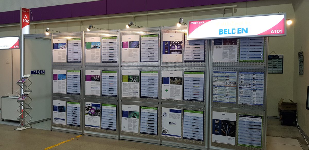 cablewire2's tweet photo. 2019KOBA BELDEN booth A101
https://t.co/z73Bd7Op3U https://t.co/Zh4COeCUqu
