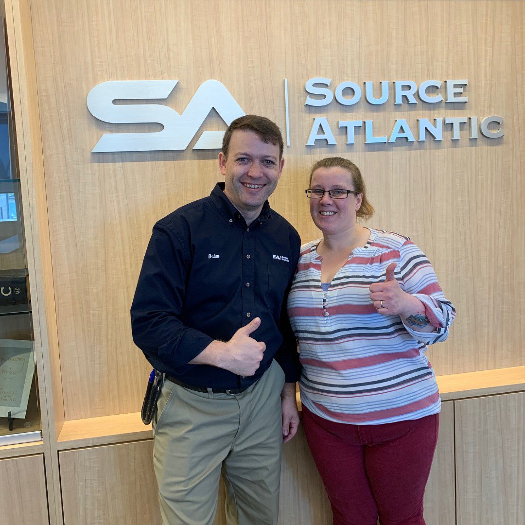 SourceAtlantic's tweet photo. Source Atlantic is going over the edge! Meet our volunteers Tara &amp; Brian! This coming Saturday, June 22nd, they will be rappelling off the Hilton Hotel in Saint John, NB in support of @KvOasis! Come on out and give your support to this great cause. https://t.co/eN3wgRWNra
