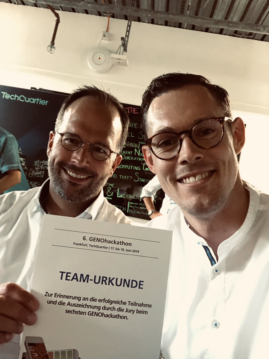 marvINNOVATION_'s tweet photo. Sieg beim 6. #GENOhackathon !!! https://t.co/kQGFRpBVuM