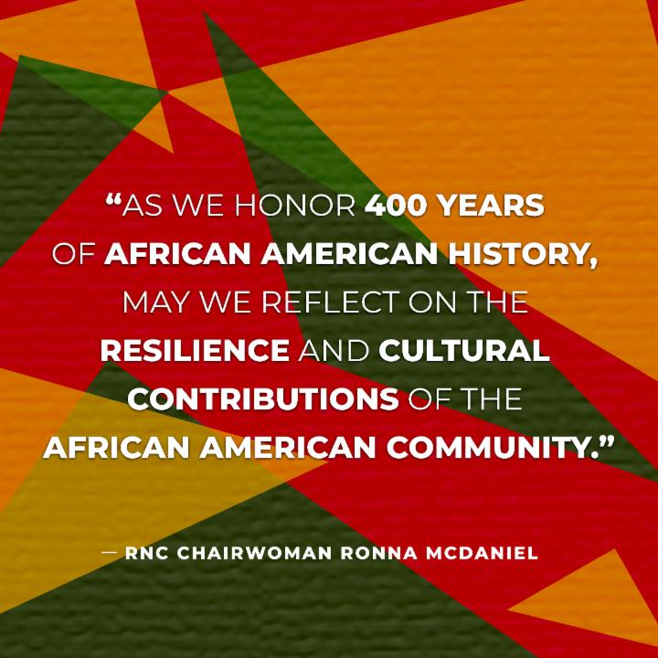 Today, we commemorate the anniversary of #Juneteenth— a momentous day in our nation’s history marking the end of slavery. gop.com/rnc-statement-…