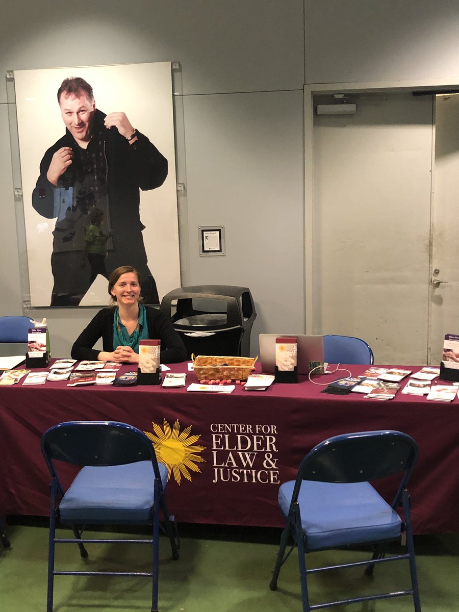 Come see @elderjusticeny ‘s mobile legal unit (& this great pic of Gilbert Perrault) at the Veterans Stand Down Event at @KeyBankCtr today, 10 am- 3 pm #elderjustice #veteransjustice #supportvets #keybankcenter