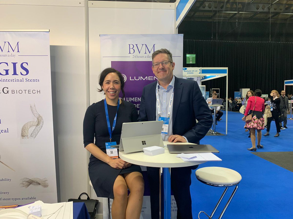 BVMMedical's tweet photo. Another Sucessful Day at BSG 2019!
Thank you @GWebster_endo for visiting our stand (number 46) to discuss the use of the SB Kife for ESD.
See everyone tonight at the Ceilidh!
#bsg2019 #ESD #polyps #sumius #scissorknife #SBknife #getyourdancingshoeson https://t.co/7esA2Aurg2