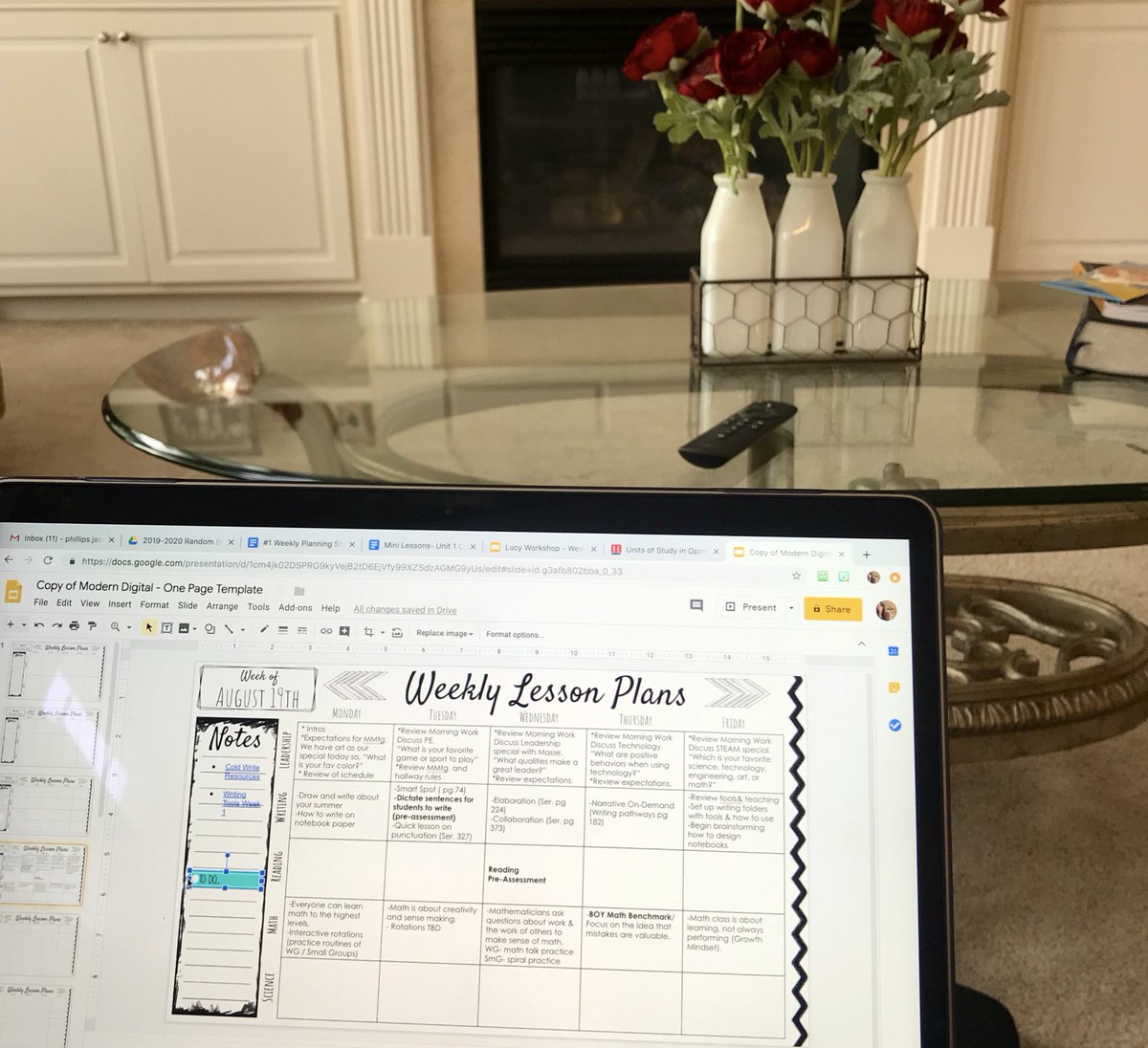 MrsPhillipsHES's tweet photo. Too soon? Nahhhhh. Rainy days call for productive lesson planning! 😜 https://t.co/WWsKgXX3XO