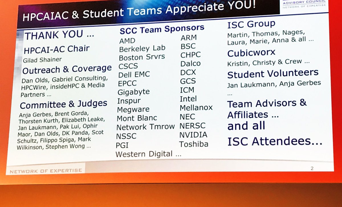 Intersect360's tweet image. Thomas Meuer of @ISChpc introduces the @SCCompSC awards. #ISC19 #HPC