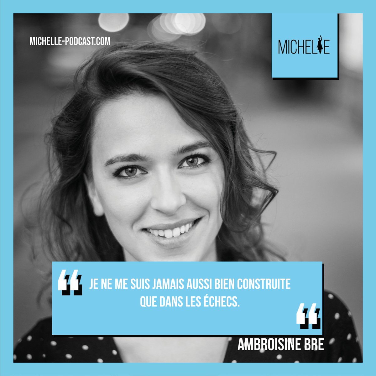 Accepter d'avoir une part de fragilité n'exclu pas d'être une femme forte, capable d'assumer ses échecs et d'en tirer des leçons pour mieux avancer.  
💫
Retrouvez l'épisode 44 du #podcast, avec Ambroisine Bré, sur michelle-podcast.com/?p=2397
#feminisme #womanpower #musique #artiste