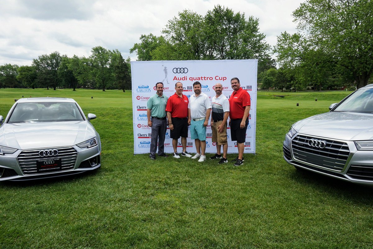 _CooperNorcross's tweet photo. We had a great time on June 17 at the Audi quattro Cup 2019 Tournament at Medford Lakes Country Club ⛳️ All proceeds benefit the Children's Regional Hospital at Cooper. Special thanks to all participants, supporters, and the tournament committee. #GiveLocal https://t.co/DGkRrqQGET