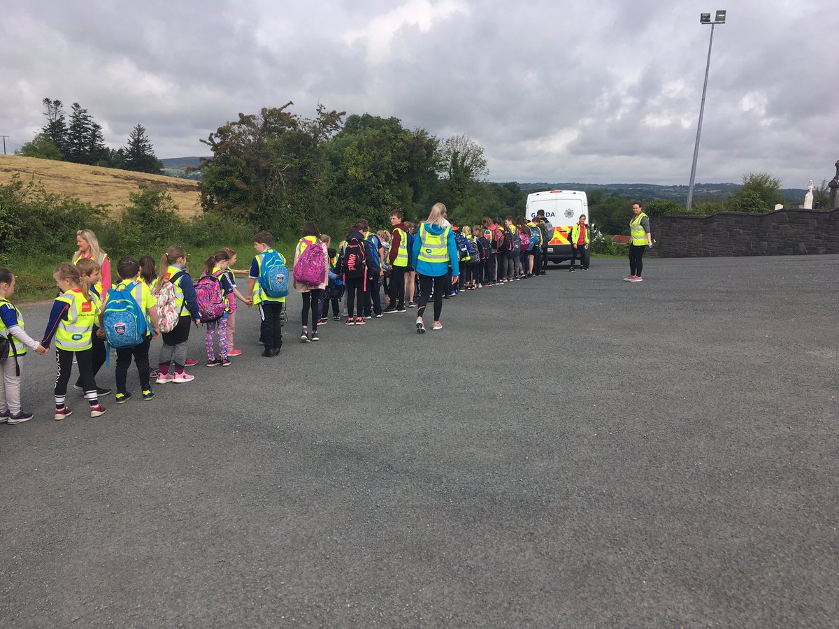 What a great day we had today in Lacken NS with our #WOWday (walk on Wednesdays). A massive thank you to all the parents and children who parked and strode to school this morning. <a href="/GreenSchoolsIre/">Green-Schools</a> <a href="/evinomeara/">Evin</a>