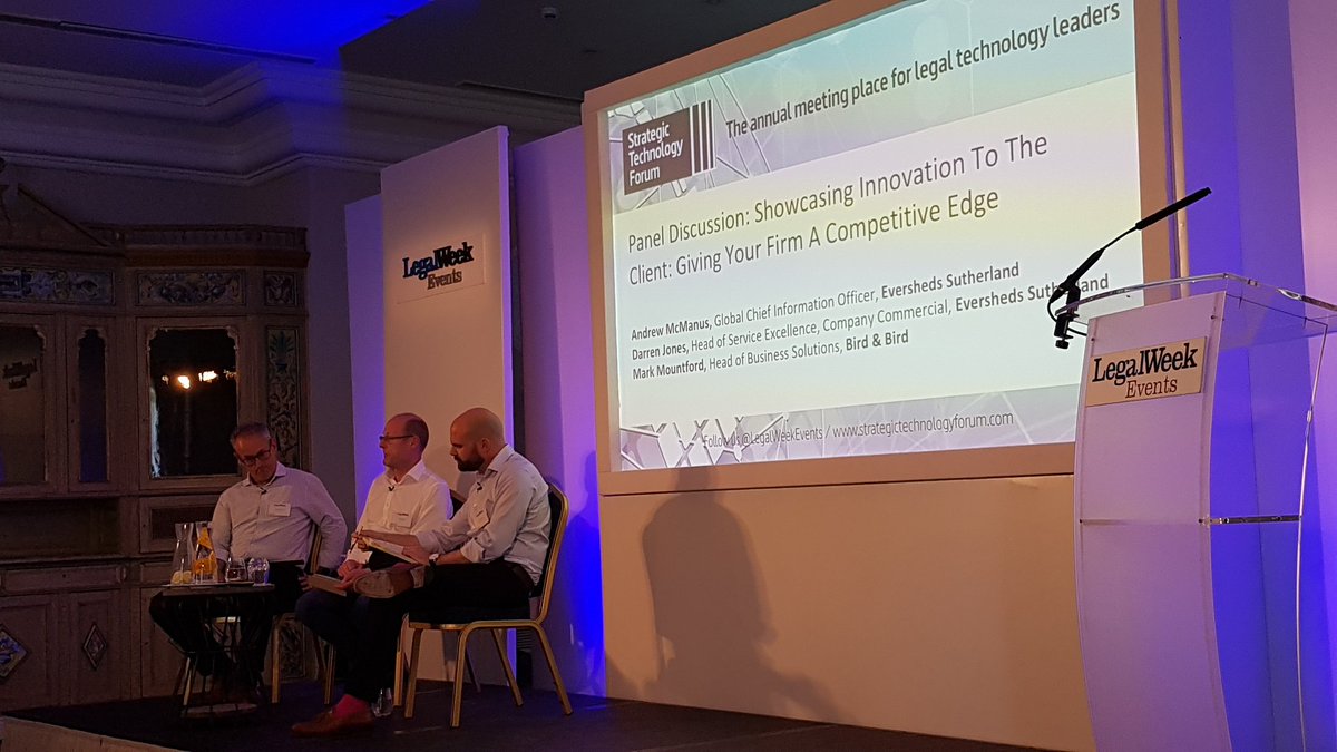 abbyewen's tweet photo. Panel session around client service delivery at the Legal Week Strategic Technology Forum https://t.co/6Ip4n87Qu5