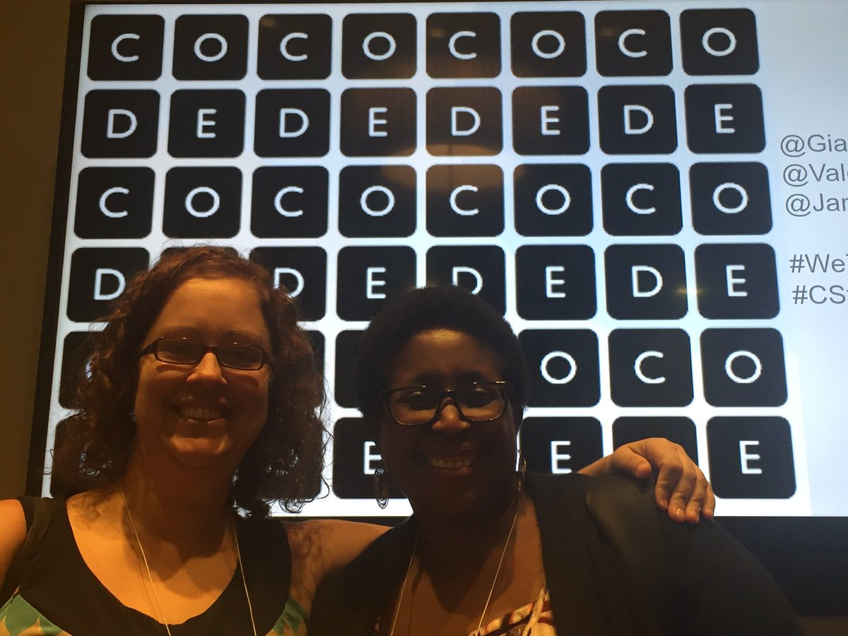 gerjuangregory's tweet image. @AngelaTackett5 Meeting a new person that enjoys CS just as much as you. #wtcs2019 #weteach_cs @codeorg