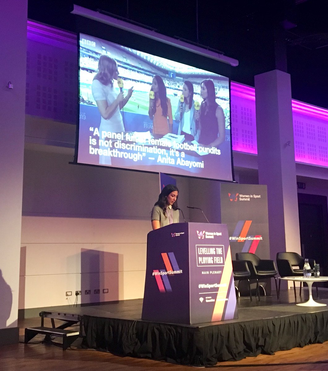jennifleurski's tweet photo. “You can’t be what you can’t see” @estranges @TwitterWomen #WInSportSummit #WomenInSport #GenderEquality https://t.co/gJiAdYtHyc