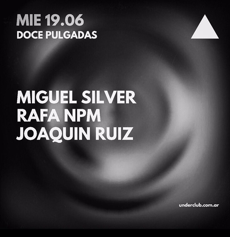 HOY  <a href="/under_club/">Under Club▲</a>   presenta “ DOCE PULGADAS” feat: