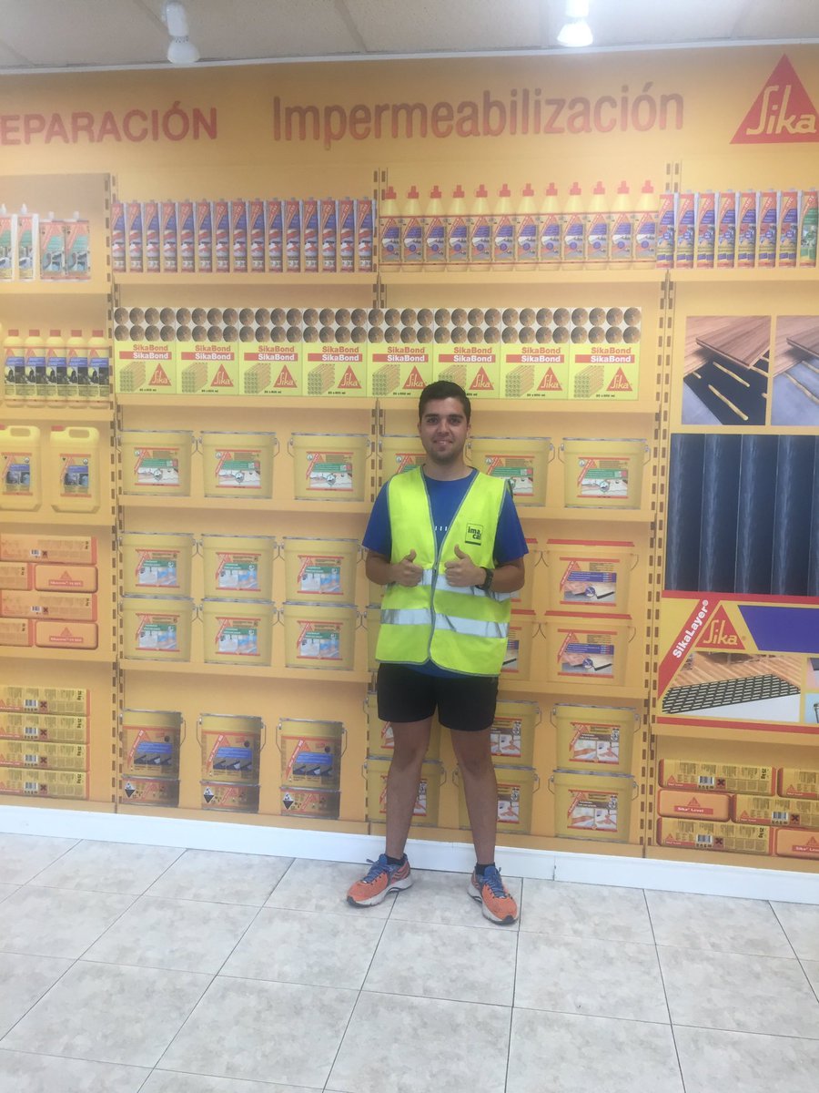 ivangalanf's tweet photo. Hoy cargando un poquito en @SikaSpain #SikaLatex #Sika1 https://t.co/gyaYnwU28h