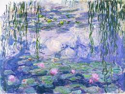 Here are some of the Grade 1 water lilies inspired by the great painter Calude Monet. We learned about Monet's impressionist painting style and talked about cool colours before starting out own works of art.  Nicely done!
