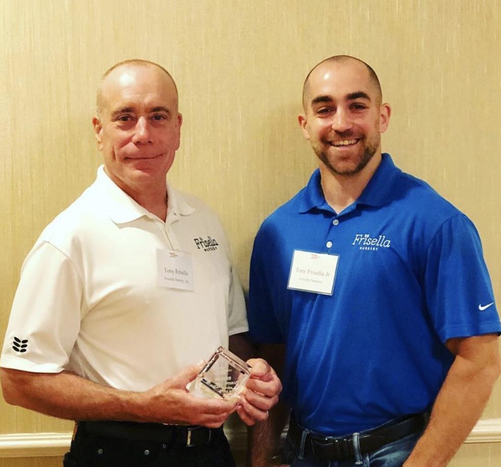 F_O_L's tweet photo. Congrats to @FrisellaNursery for being honored as “2019 Top Family Business” by @RonSBM. Tony Frisella Sr. and @TonyFrisella accepted the award at a breakfast ceremony held by the magazine and sponsored by Enterprise Bank and Trust. https://t.co/z1EpSyPqpD