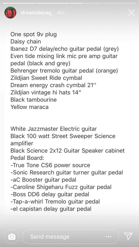 SLUGMag's tweet photo. Seattle band @Dreamdecay_'s van and gear were stolen in SLC Monday night. 😥🤦‍♂️ Please follow the instructions and observe the list in the screenshots below if you see/notice anything: https://t.co/yjDgLvch1G