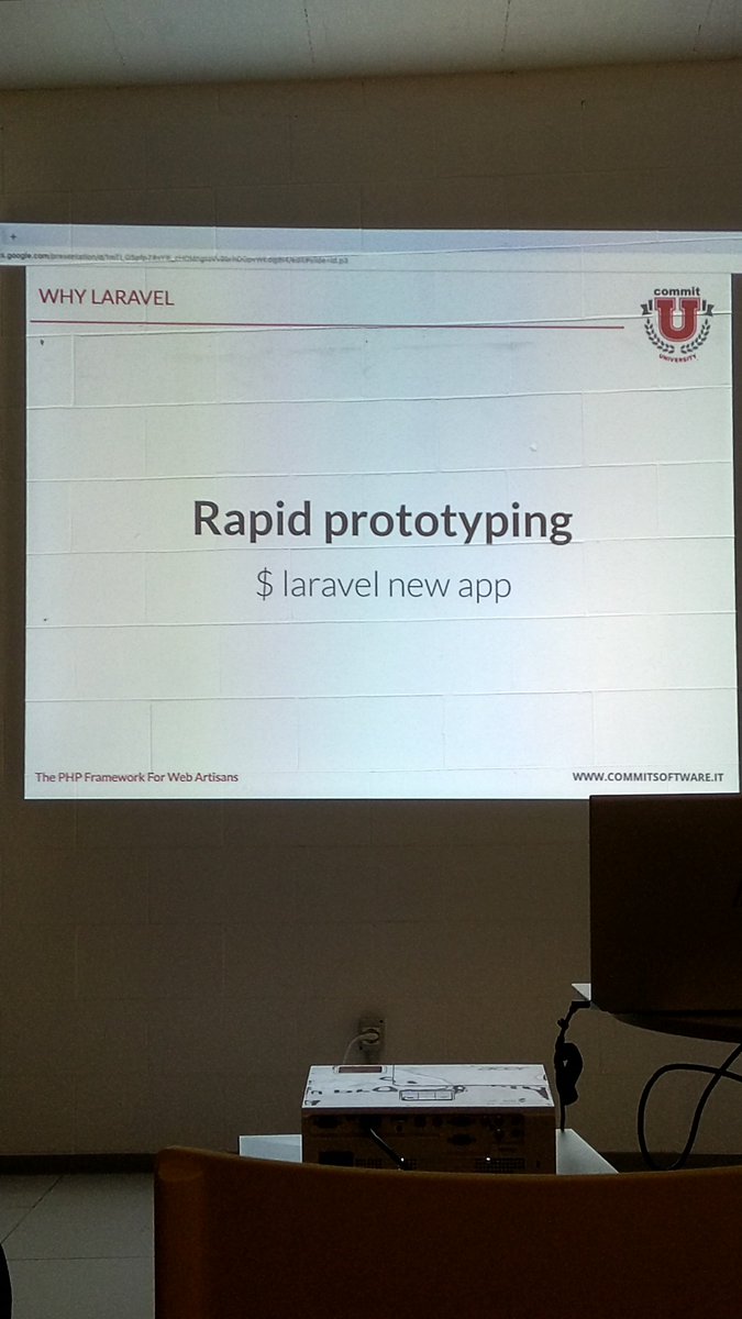DanieleMegna1's tweet photo. Interesting talk about @laravelphp by @ionutz2k at @MilanoPHP user group

#php #meetup #softwaredevelopment  #passionatedeveloper https://t.co/p3vo9WYoo1