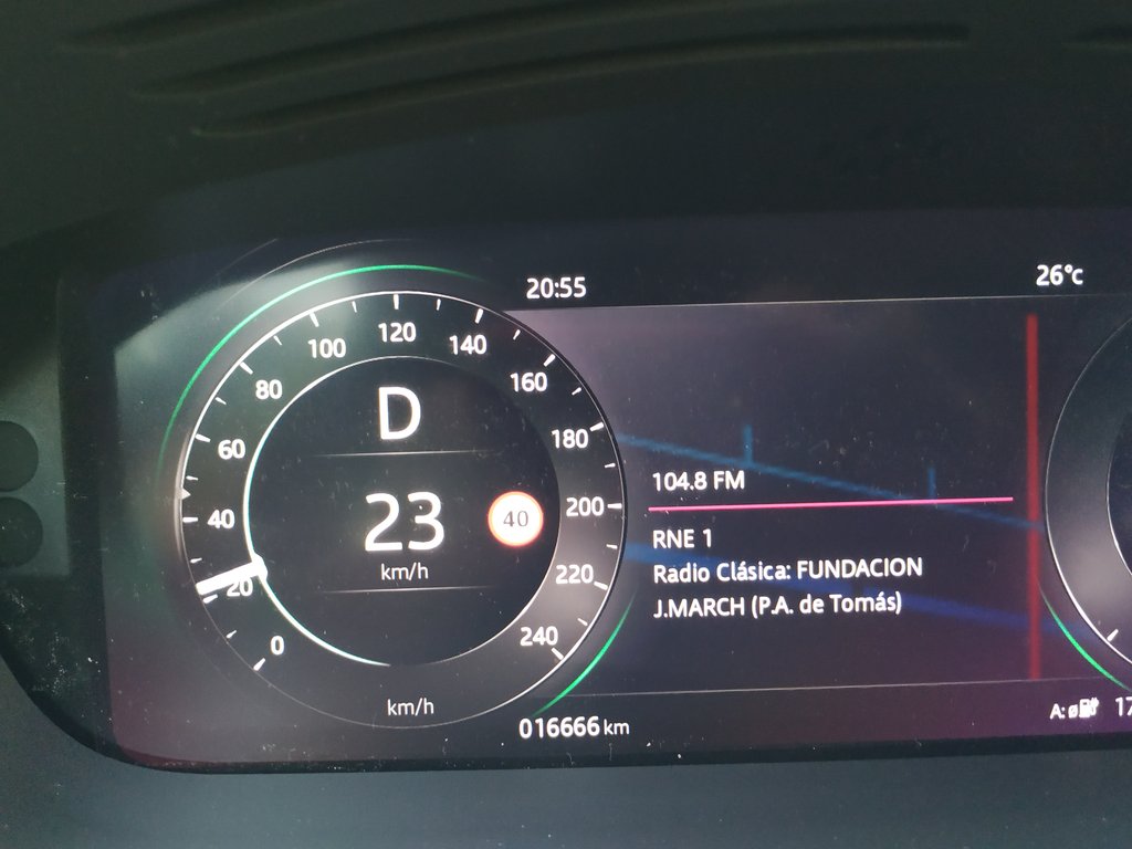 Curiosamente, la etapa de hoy ha sido de 666 km, y el odómetro se ha quedado en 16.666 km; no sé qué pensar 👺!! Mañana toca Alicante - Valencia - Castellón - Barcelona, jornada corta de solamente 518 km.  Sigo sumando hasta los 20.000 km #electricchallenge
