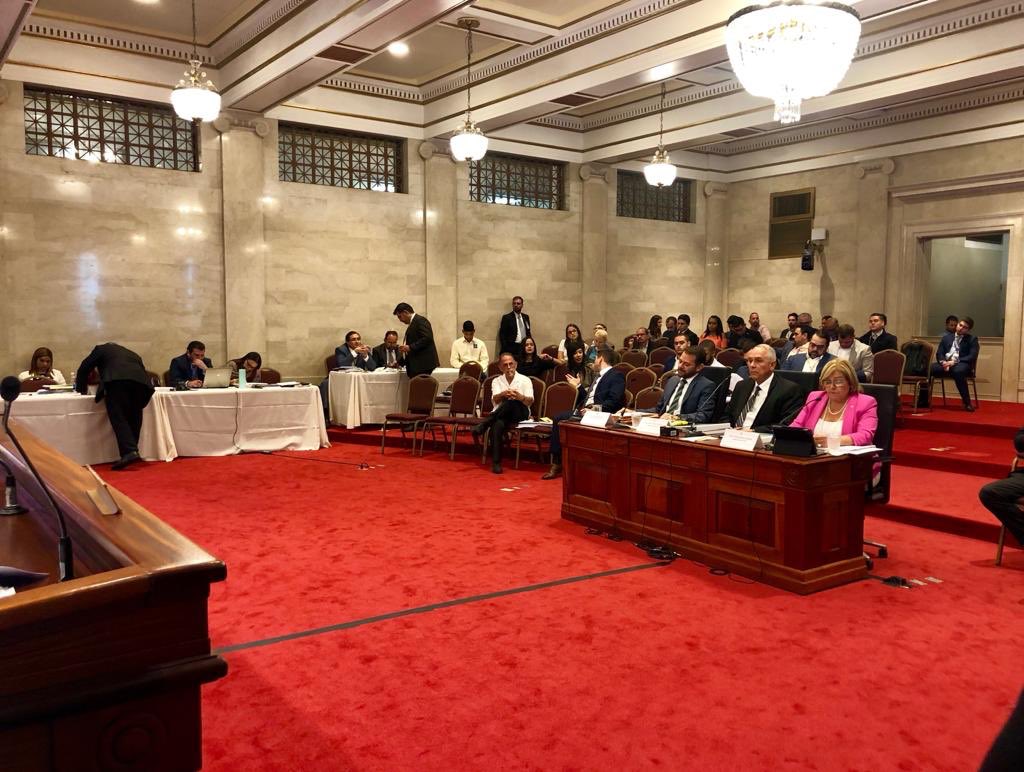 NormaEBurgos's tweet photo. Presentando mi ponencia en la Vista Público referente al nuevo Código Electoral 2019. @CamaraPNP @SenadoPR https://t.co/nWXg8KNSZk
