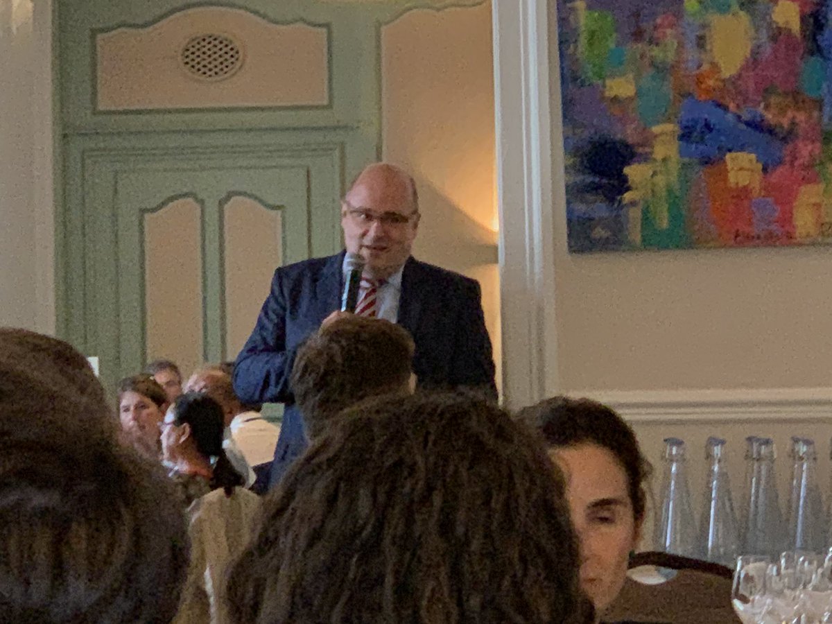 Tzoro1's tweet photo. #Germandinner hosted by the @TheBDA which has become our annual traditional get together @ilo @ILOAfrica @ioevoice @oievoz @JeanAMilligan1 ...our host #SteffenKampeter and our amazing #SoniaRegenbogen our #CAS spokesperson https://t.co/VB9KB3KdCf