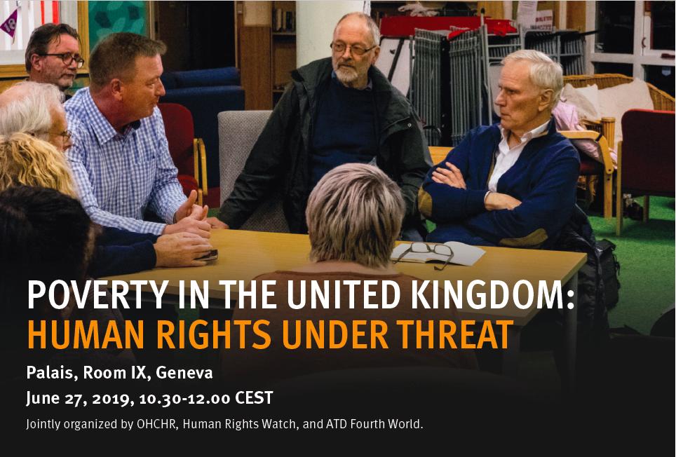 I will be speaking about my investigation into poverty in the #UK with civil society at a side event around the UN Human Rights Council in Geneva at 10:30am on June 27. It will be live streamed here: facebook.com/AlstonUNSR/ #UKPoverty