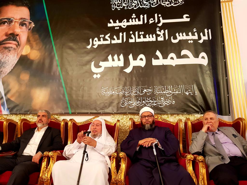 drassagheer's tweet photo. عزاء الرئيس الشهيد #محمد_مرسي في #قطر https://t.co/ISFGjuHM0g