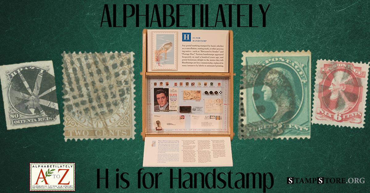APS_stamps's tweet photo. H is for #Handstamp: any postal markings applied by hand (including #cancels, #postmarks, &amp; routing marks). They were very common before the 1900s, &amp; often postmasters would create their own fancy cancels-which means that this area of #philately has a lot of variety! [1/2] https://t.co/WNttPCoGUN