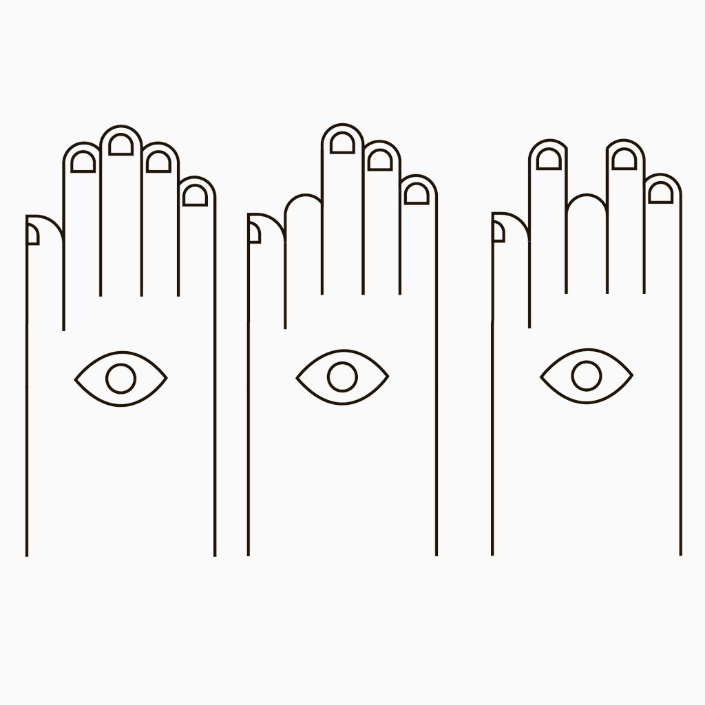 SunburnstudiosO's tweet image. Hands with eyes by @ReallyBadDM #LogicGate #conceptart #minimalist #abstractart