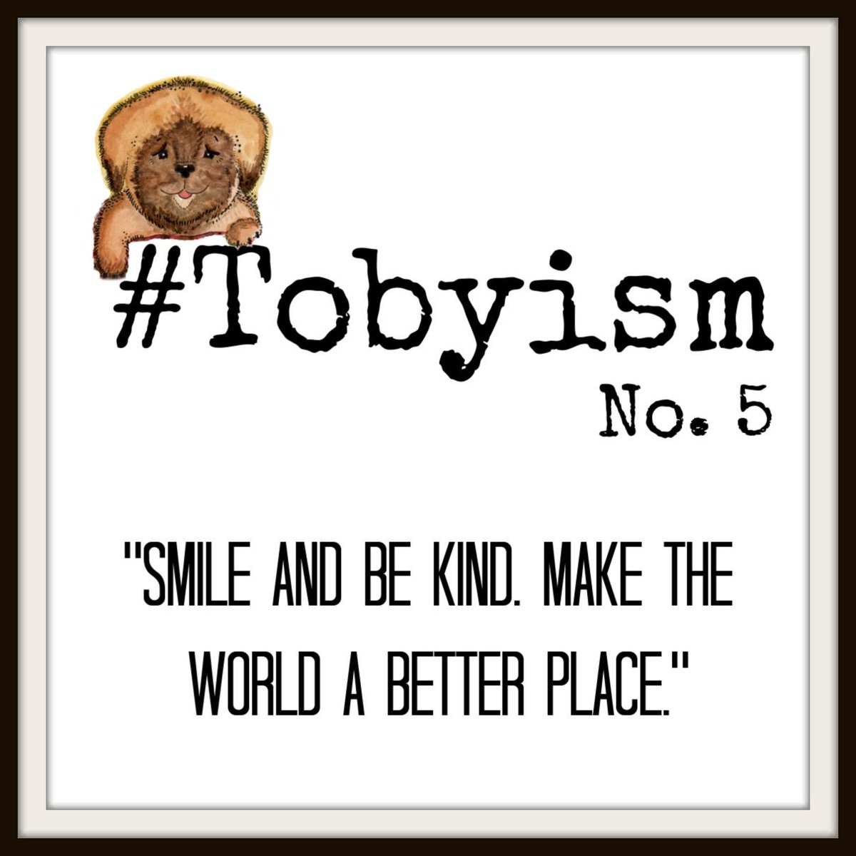 tobysamazadvent's tweet photo. I've seen a lot of posts about kindness lately. I sense the human race is really seeking more kindness these days. Let's all take time to be kind to each other.

#BeTobyStrong #TobysAmazingAdventures #Kindness #Love #WearYourHeartOnYourSleeve https://t.co/3FvmX44UQl