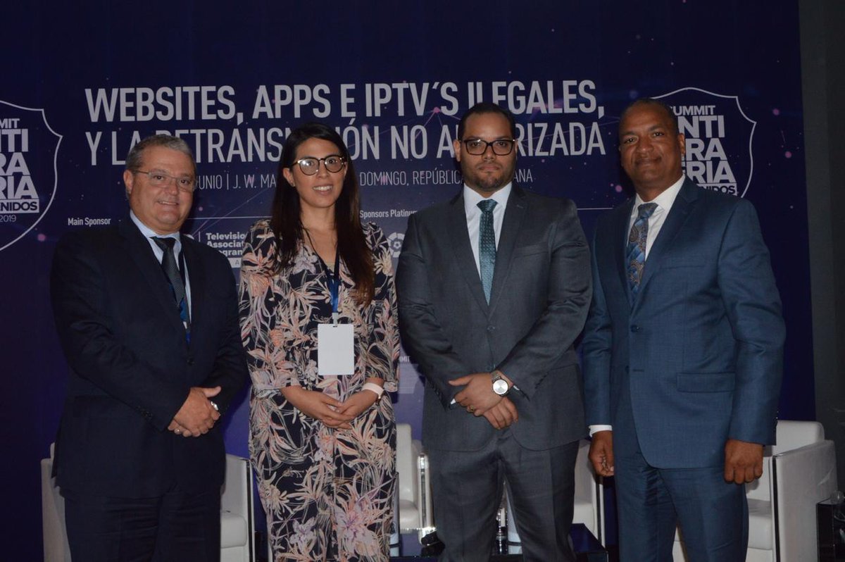 elnuevodiariord's tweet photo. (VIDEOS) Summit Antipiratería resalta problemas causados por plagio y reproducción ilegal de transmisiones televisivas
https://t.co/YpLNj4eVoS
#ElNuevoDiarioRD #toursummit #Antipiratería #Problemas #Plagio #Ilegal #Transmisiones #Televisivas https://t.co/Fr0CnOiIrV