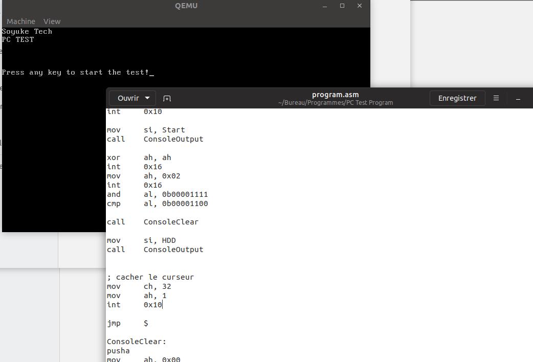 SoyukeTech's tweet image. #Asm #bootloader #WorkInProgress 我正在编程我的第一BOOTLOADER程序