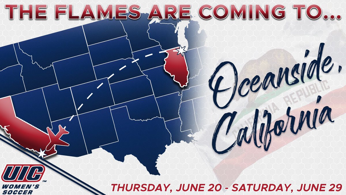 UIC_WSOC's tweet image. 10 days.
80 teams.
120+ matches.

The HUGE @ussoccer @ussoccer_da #DASummerShowcase and playoffs begin in SoCal tomorrow. Our staff will be there looking for future Flames!