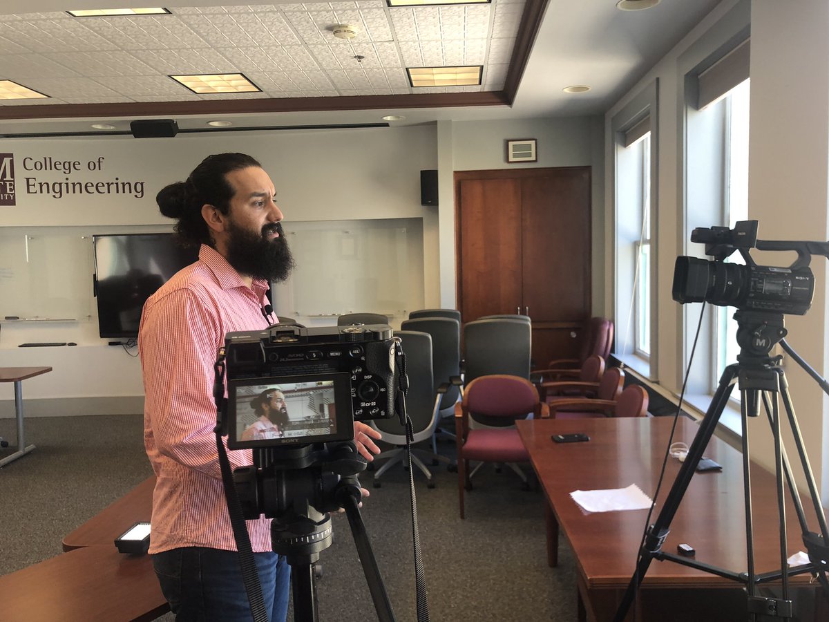 VladimirAvina's tweet image. The Klipsch School of Electrical and Computer Engineering at @NMSU is a recipient of the #MSEIP grant. We’re putting together a video for a @usedgov project directors meeting explaining “what the MSEIP grant has meant to your institution“ #NMSUengineering