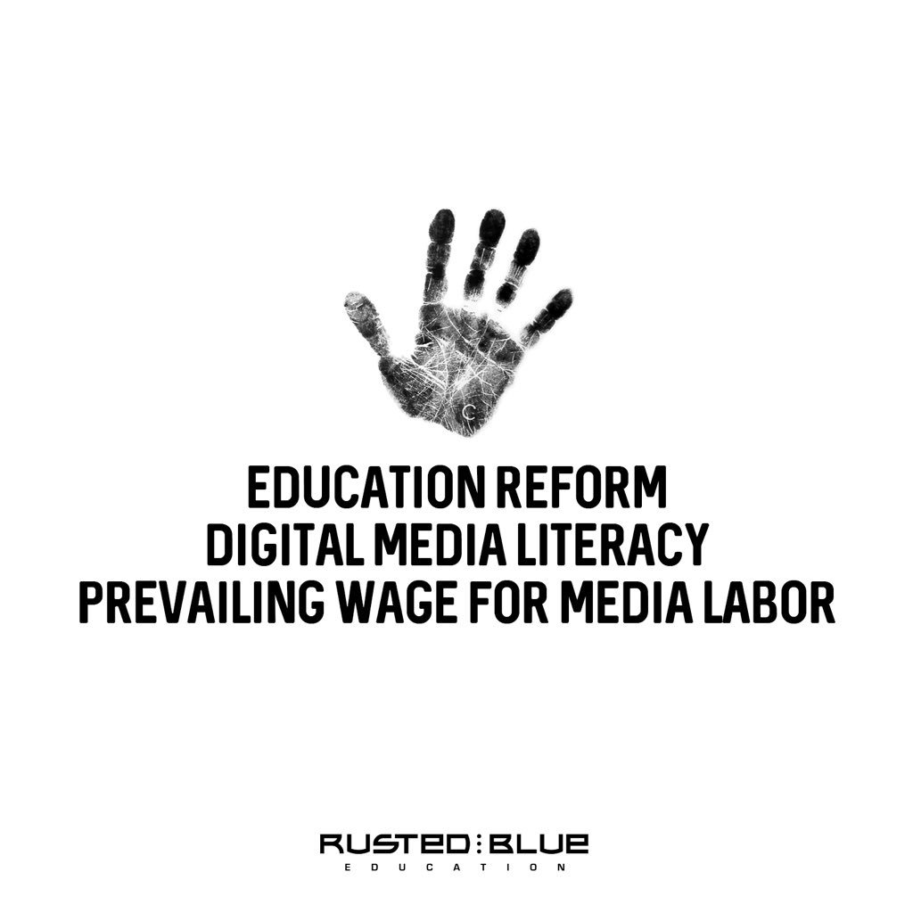 rustedblue's tweet photo. Our Fight is Three Fold. #educationreform #medialiteracy #fairlabor - Workers get Busy! https://t.co/VQjn2YbXlq