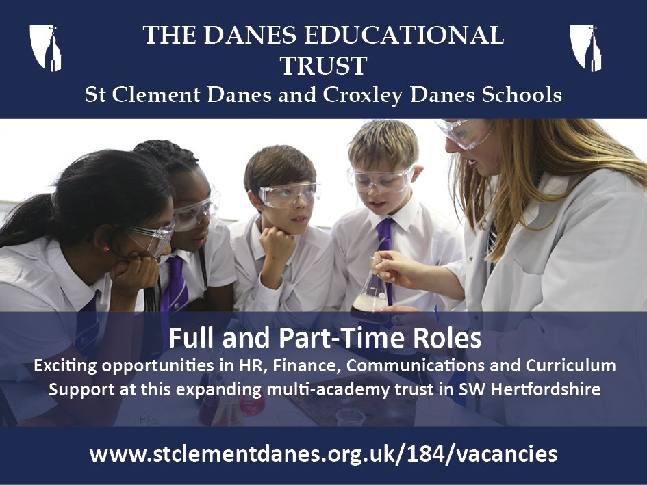 Last chance: A range of part-time and full-time roles across HR, Finance, Communications and Curriculum Support are now being advertised. Join our growing team at our two schools in South West Hertfordshire. Details: https://t.co/YJzTKT7Htd https://t.co/iNIFot2LKX