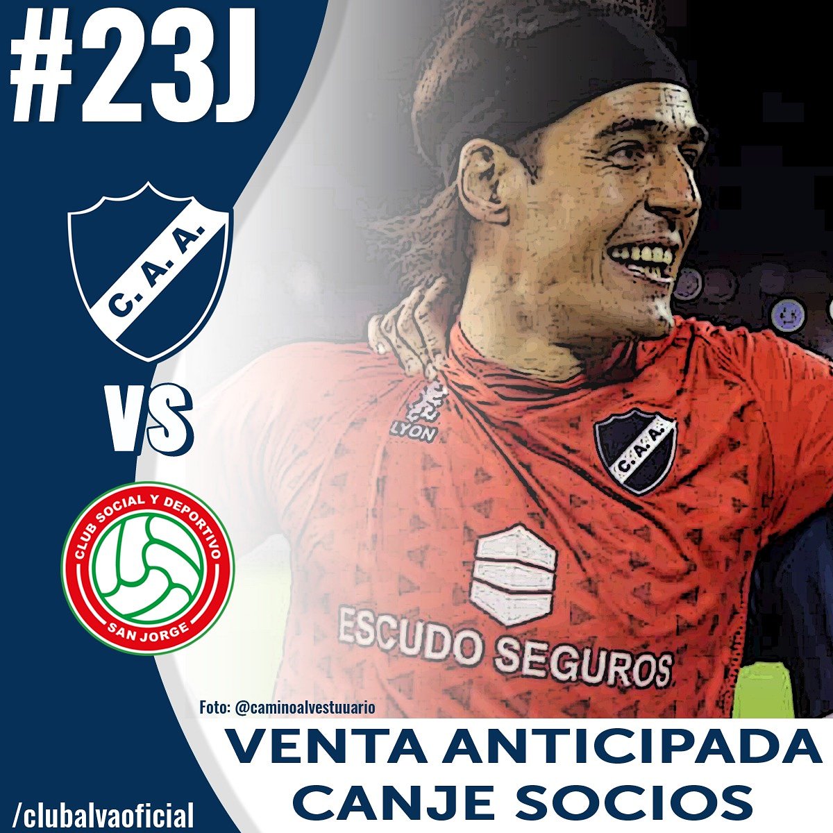 ClubAlvaOficial's tweet photo. #23J Pequeño remanente de populares norte en la sede. Apurate y vení a llevarte tu entrada. Estamos hasta las 20 con venta y el canje de socios!

Populares $300
Platea Descubierta $400
Platea Techada Alta y Baja $400
Palcos Laterales $600
Palcos Centrales $600

#1Paso
#VamosAlva https://t.co/zHKwwXi76p